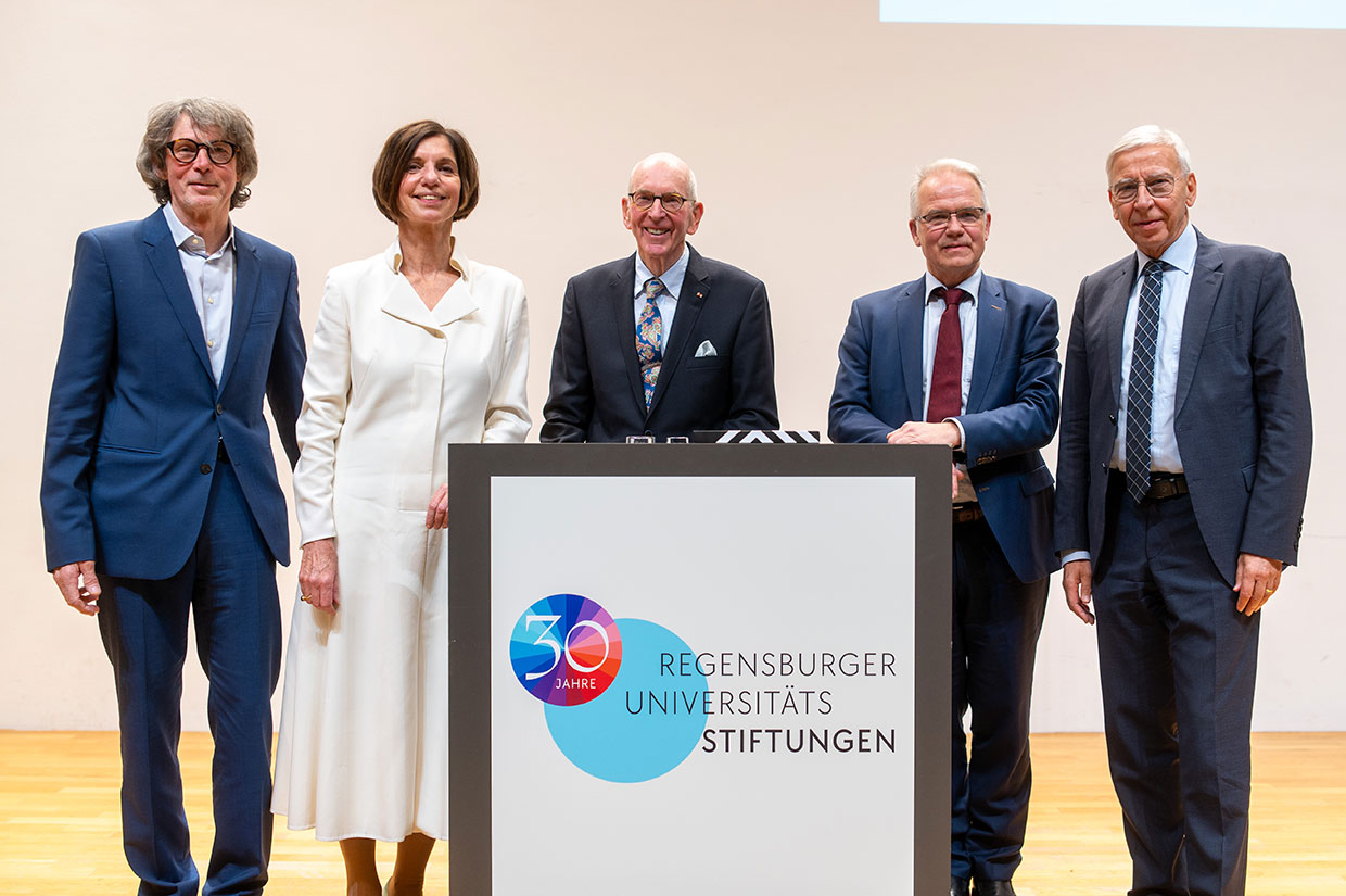 Die Festredner beim Festakt zu 30 Jahre Regensburger Universitätsstiftung